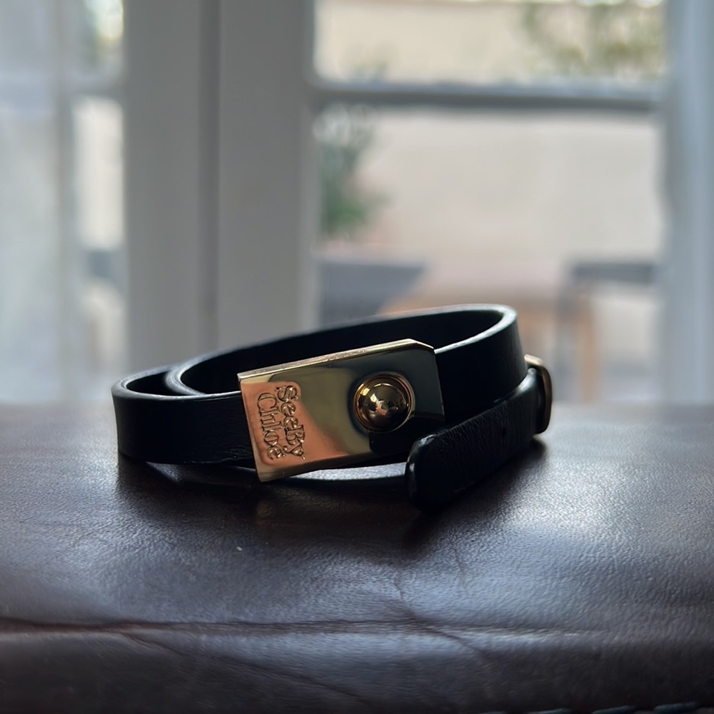 Leather wrap bracelet